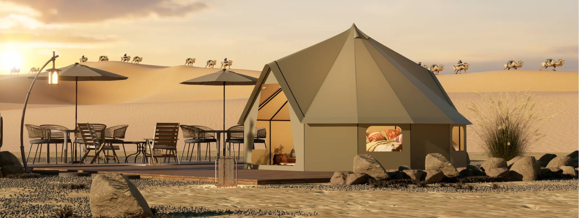 清流县露营酒店帐篷产品